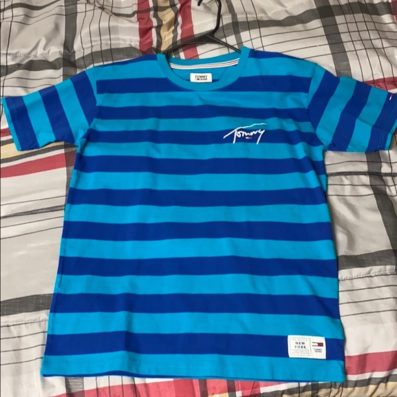 tommy jeans striped tee